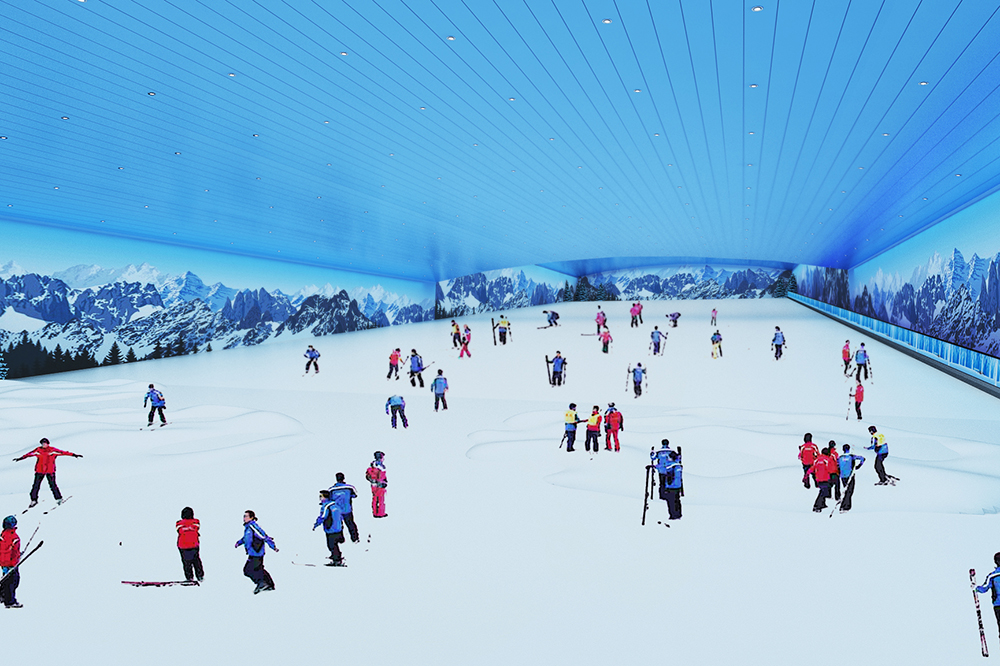 淮安室内滑雪场图片